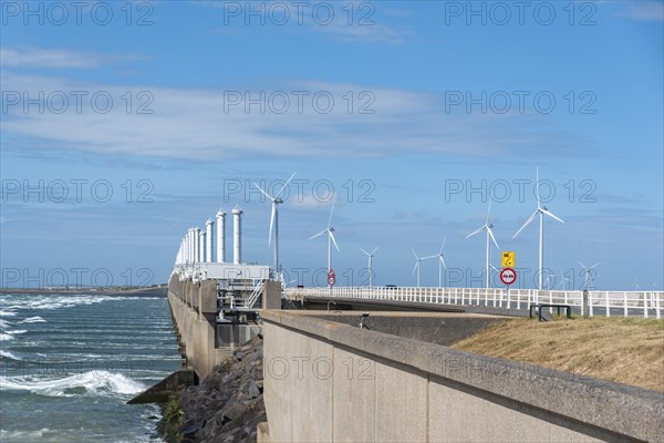 Oosterschelde Barrage from Banjaard Beach