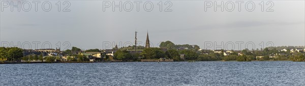 Panorama with village church