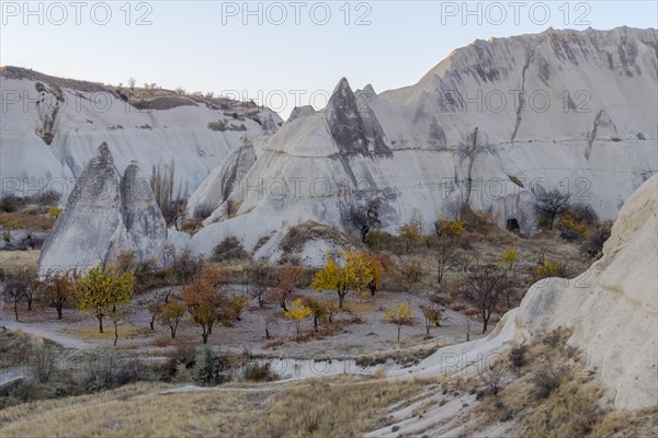 Landscape with tufa formations