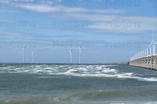 Oosterschelde Barrage from Banjaard Beach