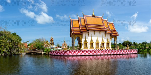 Wat Plai Laem Temple Panorama on Ko Samui Island