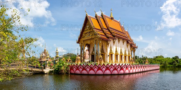 Wat Plai Laem Temple Panorama on Ko Samui Island