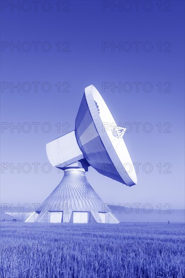 Large parabolic antenna of the earth station near Raisting