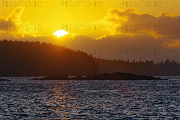 Sunset over Tofino