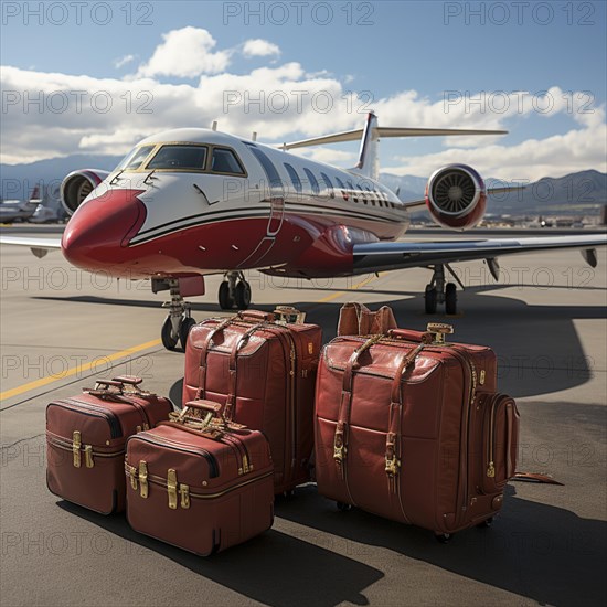 Luxury travel in private jet for super rich people