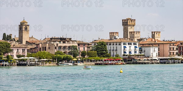 Sirmione with the Scaliger Castle on Lake Garda