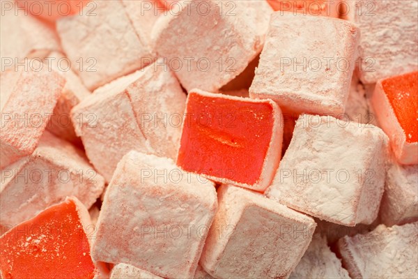 Turkish delight sweets made in Traditional style