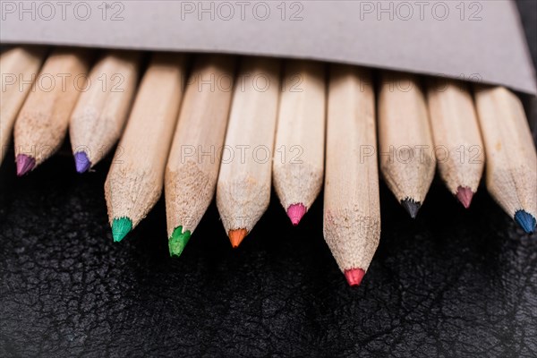 Variety of colors vector set of colored pencils. Drawing and painting