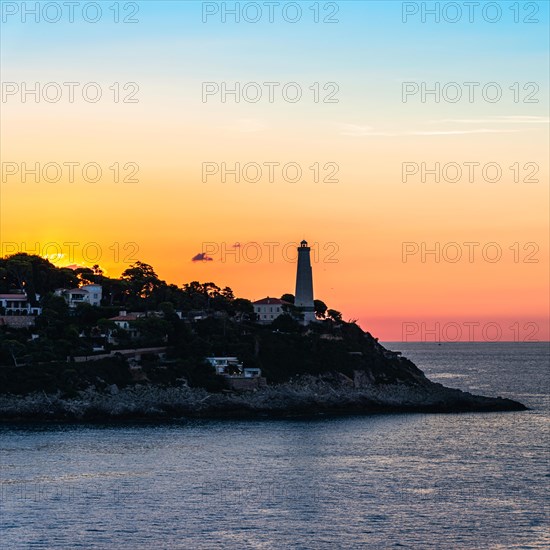 Sunrise over Cap-Ferrat Lighthouse