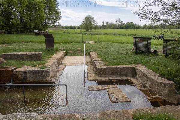 Kneipp hydrotherapy facility near Wonfurt am Main in the Hassberge district of Lower Franconia