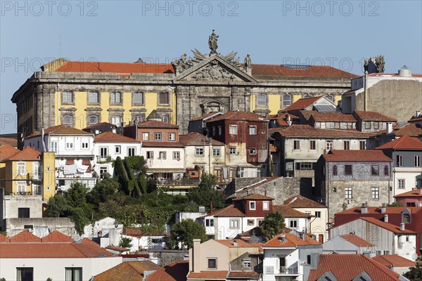 View of Baixa district and Centro Portugues de Fotografia