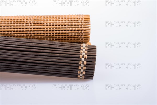 Bamboo mat as straw abstract texture pattern