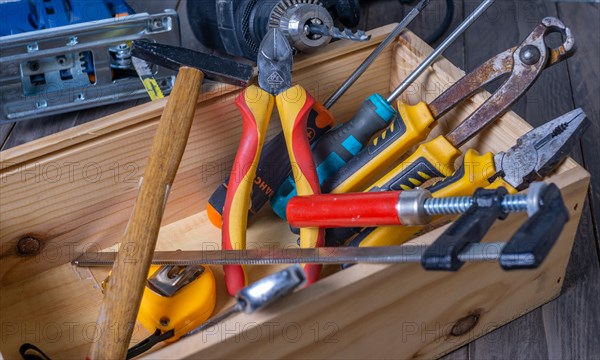 Tools used for DIY at home electrical and manual