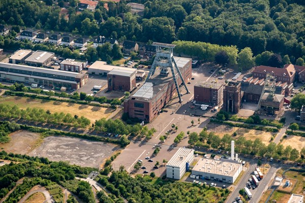 Former Ewald colliery shaft in Herten. North Rhine-Westphalia