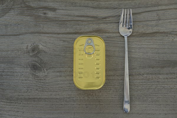 Tinned Mackerel with a Fork