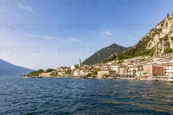 Village view of Limone sul Garda on Lake Garda