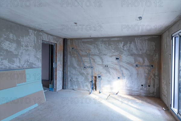 Modern Apartment Under Construction in Switzerland