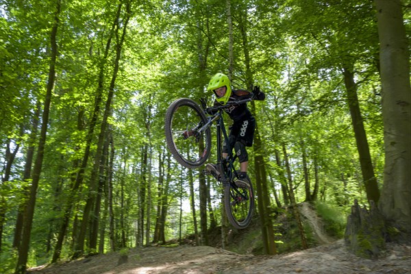 Mountain biker