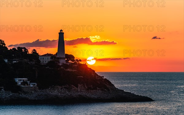 Sunrise over Cap-Ferrat Lighthouse