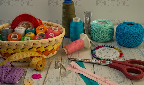 Sewing accessories for home sewing and clothing arrangements