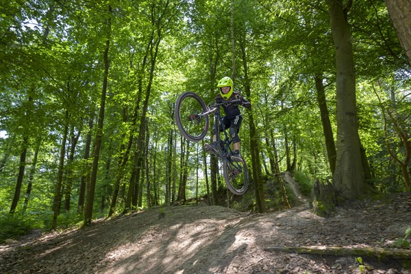 Mountain biker