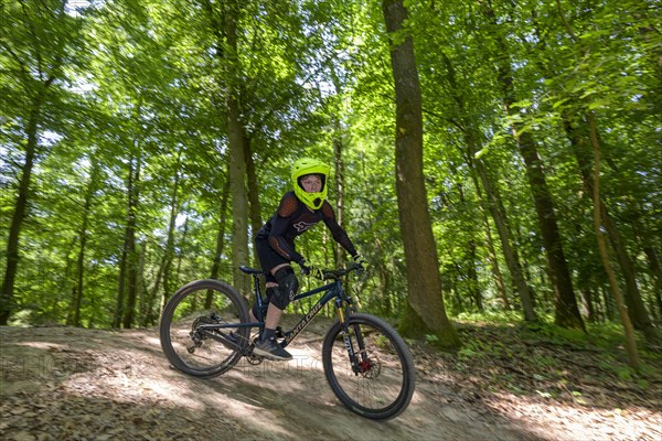 Mountain biker