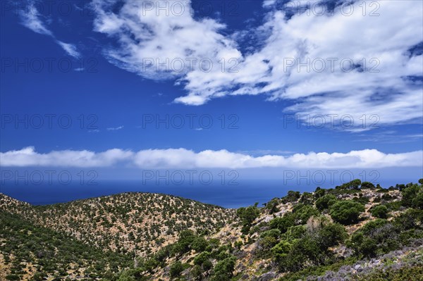 Typical Greek or Cretan landscape