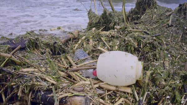 Plastic and other drifting debris has reached Black Sea beaches in Odessa