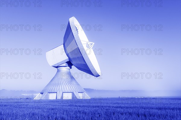 Large parabolic antenna of the earth station near Raisting