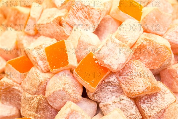 Turkish delight sweets made in Traditional style