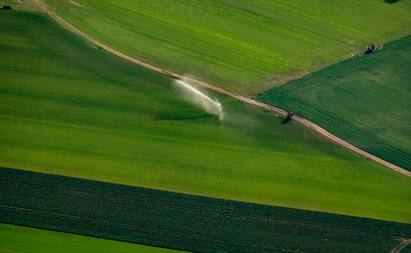 Irrigation of the turf area of the garden and landscaping company Bertlich in Herten Bertlich