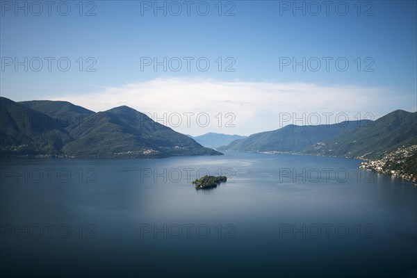 Brissago Islands on Alpine Lake Maggiore in Ticino