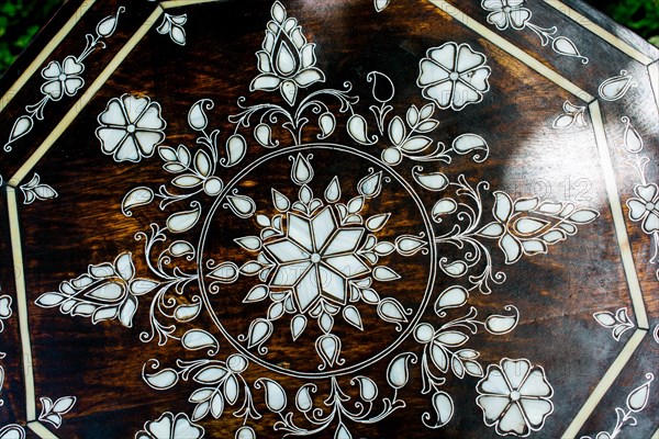 Ottoman art example of Mother of Pearl inlays from Istanbul