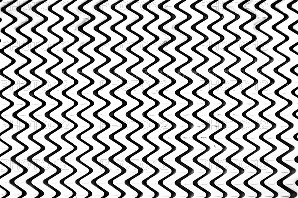 Wave Pattern in Black and White in Switzerland