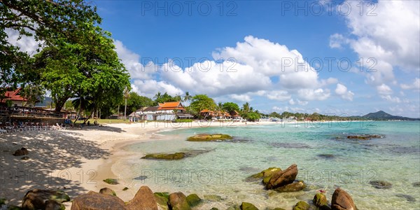 Beach Crystal Bay Beach Holiday by the Sea Panorama on Ko Samui Island