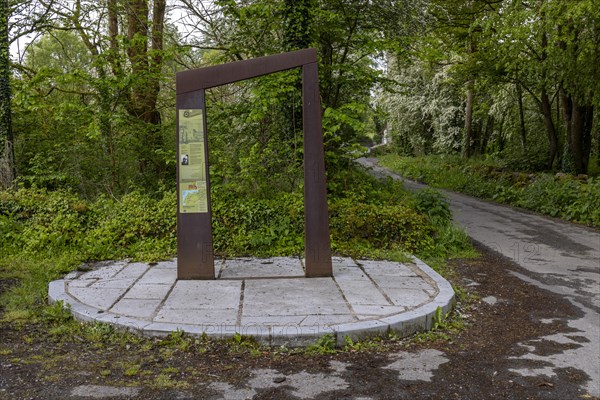 Information board at Thoor Ballylee Yeats Tower