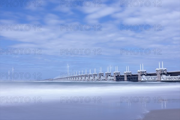 Oosterschelde Barrage from Banjaard Beach