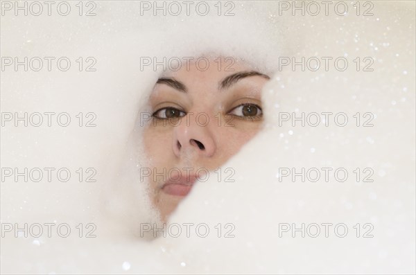 Woman and Foam