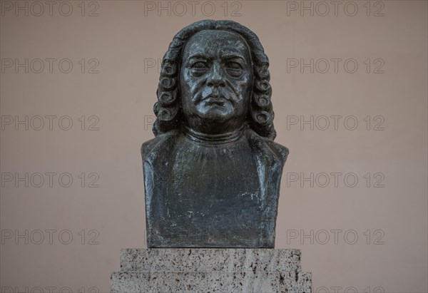 Monument to Johann Sebastian Bach with bust
