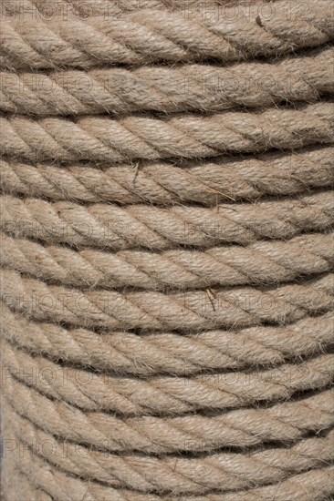 Inen rope in view as a thread background
