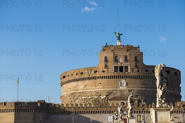 Castle Sant'angelo in a Sunny Day in Rome