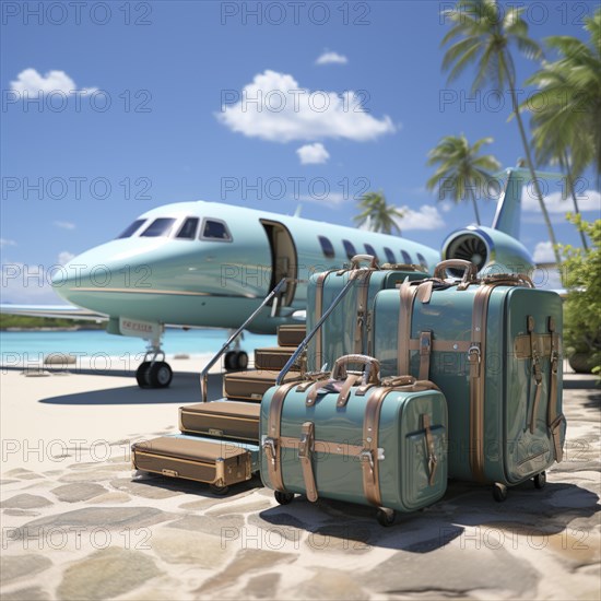 Luxury travel in private jet for super rich people