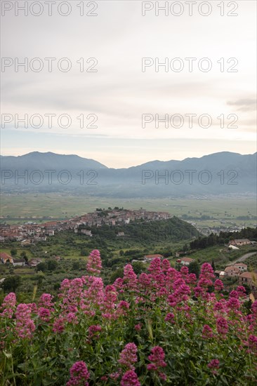 The great landscape in the mountains. Landscape photograph in the Salerno region