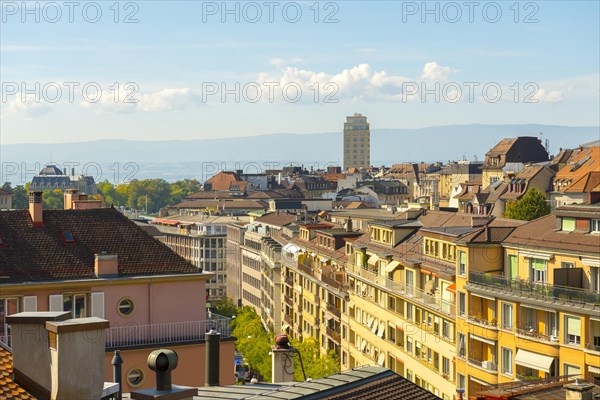 Cityscape over Lausanne