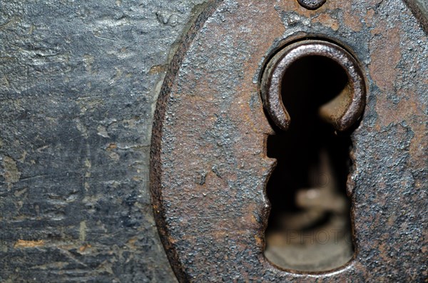 Old Rusty Key Hole