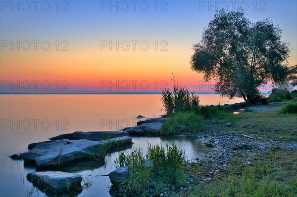 Lake Constance in front of sunrise