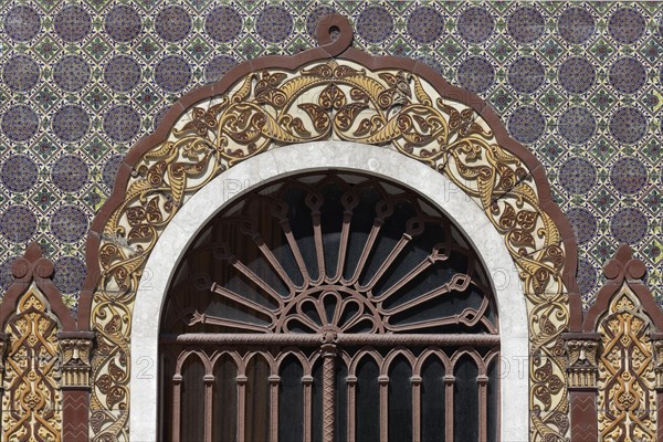 Ceramic tile facade