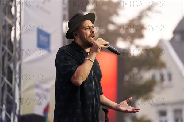 Max Mutzke performs at the Rhineland-Palatinate Day in Bad Ems BAd Ems