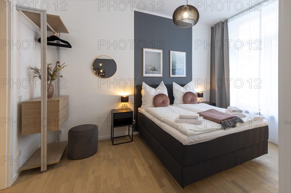 Bedroom in a luxury flat in Berlin