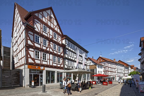 People on shopping street